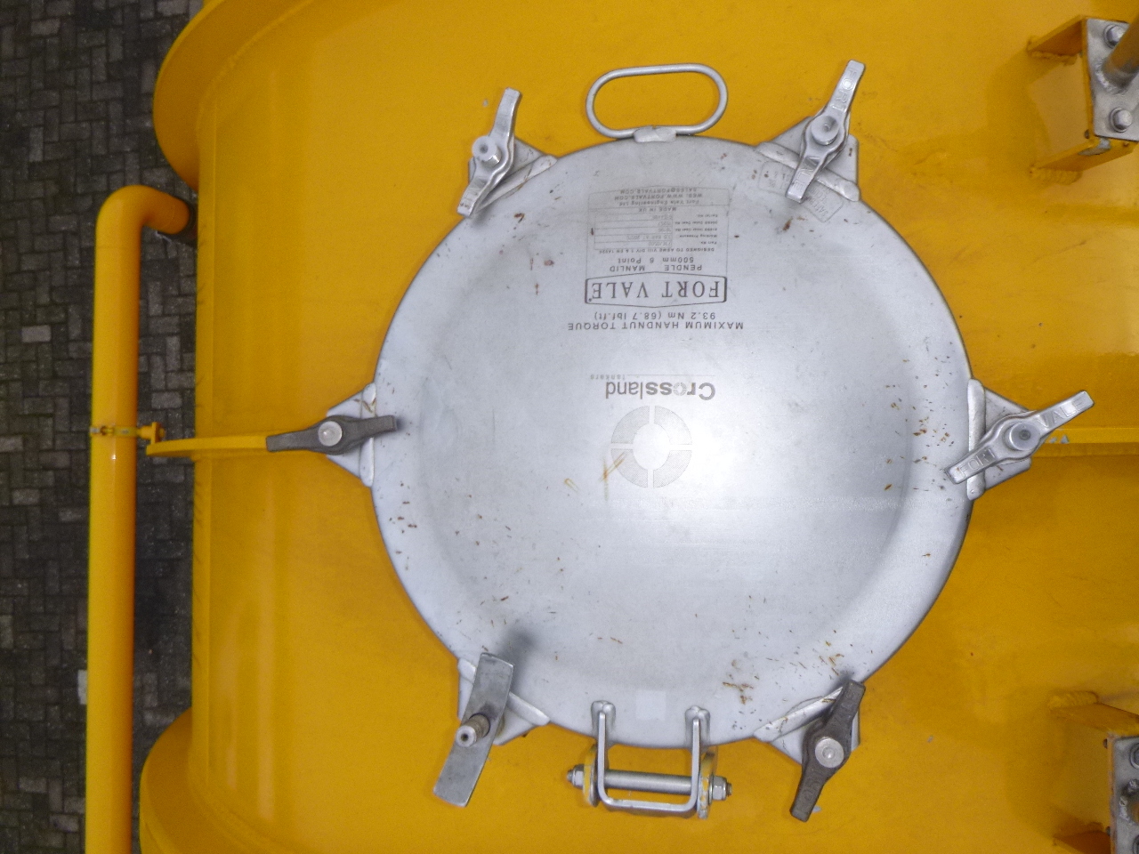 Sơ mi rơ moóc bồn Crossland Vacuum tank alu 33 m3 / 1 comp: hình 18