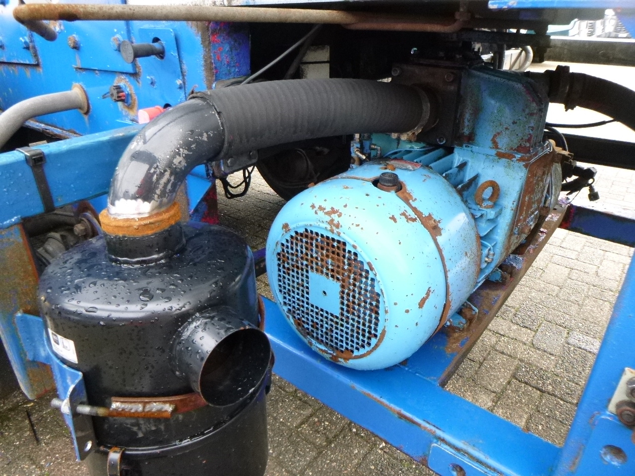 Sơ mi rơ moóc bồn Crossland Vacuum tank alu 33 m3 / 1 comp + pump: hình 14