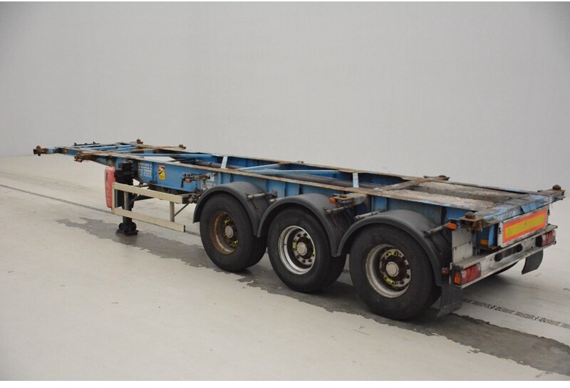 Xe chở container/ Sơ mi rơ moóc hoán đổi thân DESOT Skelet 20-30 ft: hình 7