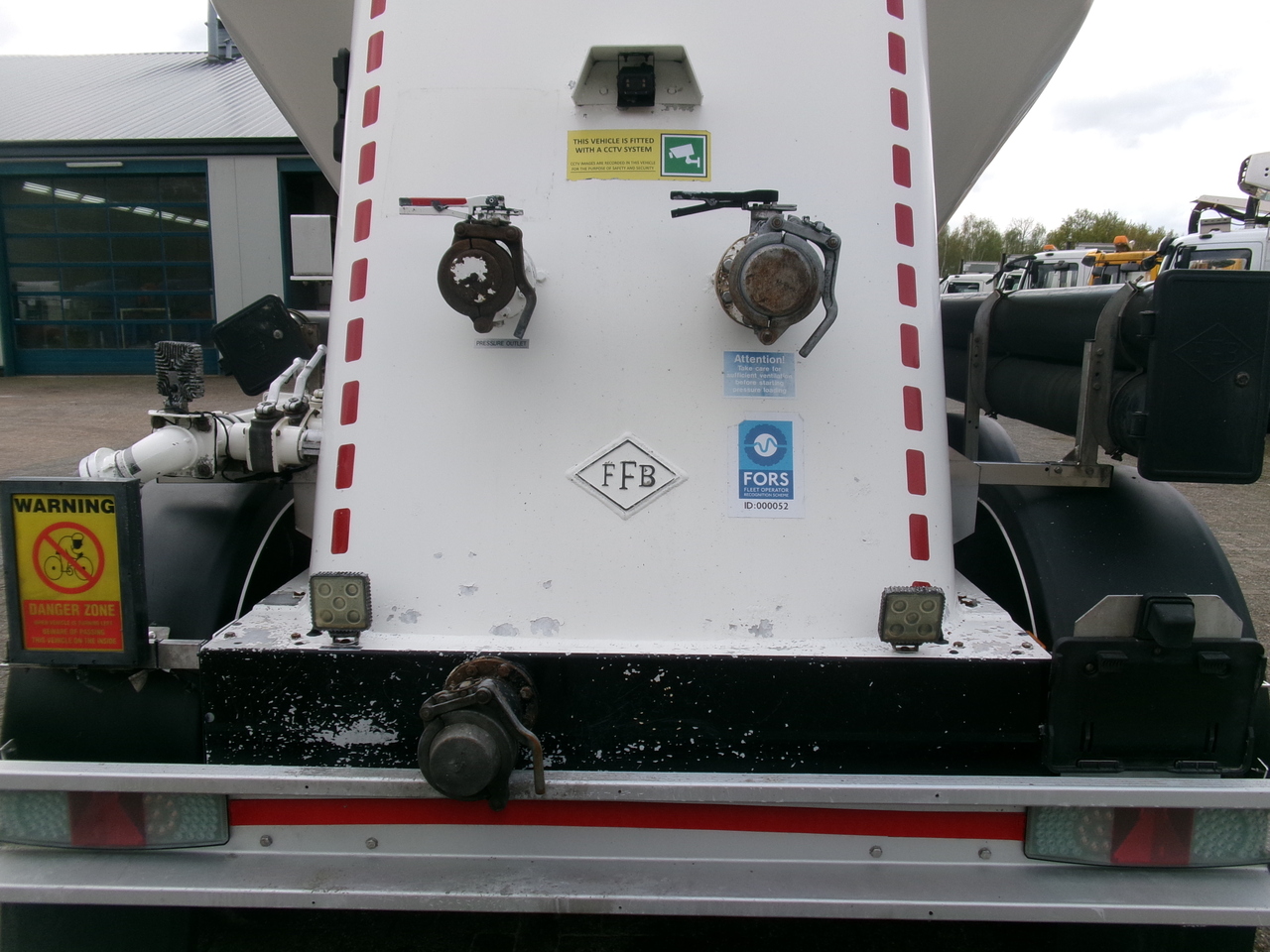 Sơ mi rơ moóc bồn để vận chuyển bột Feldbinder Powder tank alu 36 m3 / 1 comp: hình 10