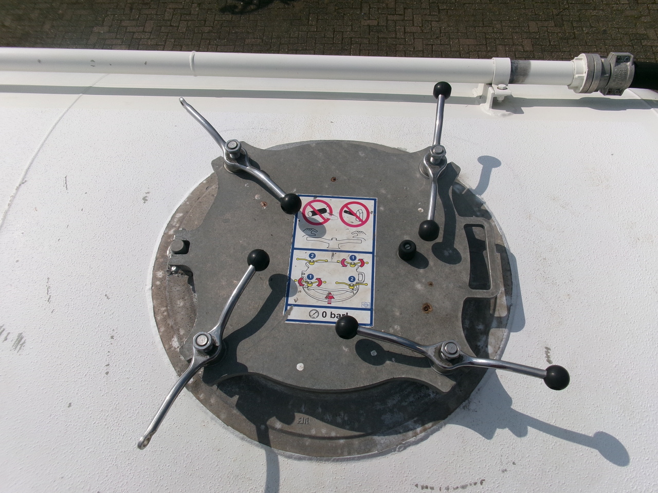Sơ mi rơ moóc bồn để vận chuyển bột Feldbinder Powder tank alu 63 m3 (tipping): hình 16