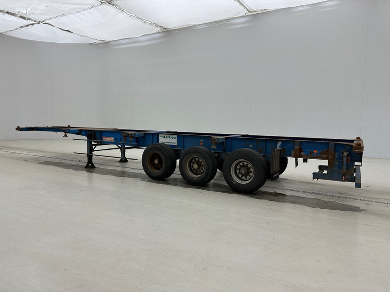 Xe chở container/ Sơ mi rơ moóc hoán đổi thân Fruehauf Skelet 2 x 20-30-40 ft: hình 7