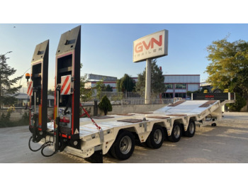 GVN Trailer 4 Axle Hydraulic Platform Lowbed - Sơ mi rơ moóc thùng thấp: hình 1
