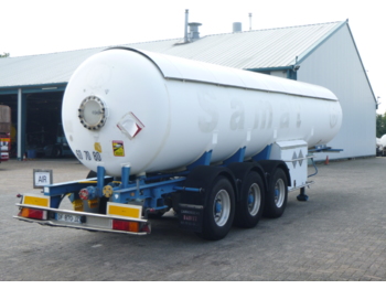 Sơ mi rơ moóc bồn để vận chuyển xăng Guhur Low-pressure gas tank steel 31.5 m3 / 10 bar (methyl chloride): hình 3