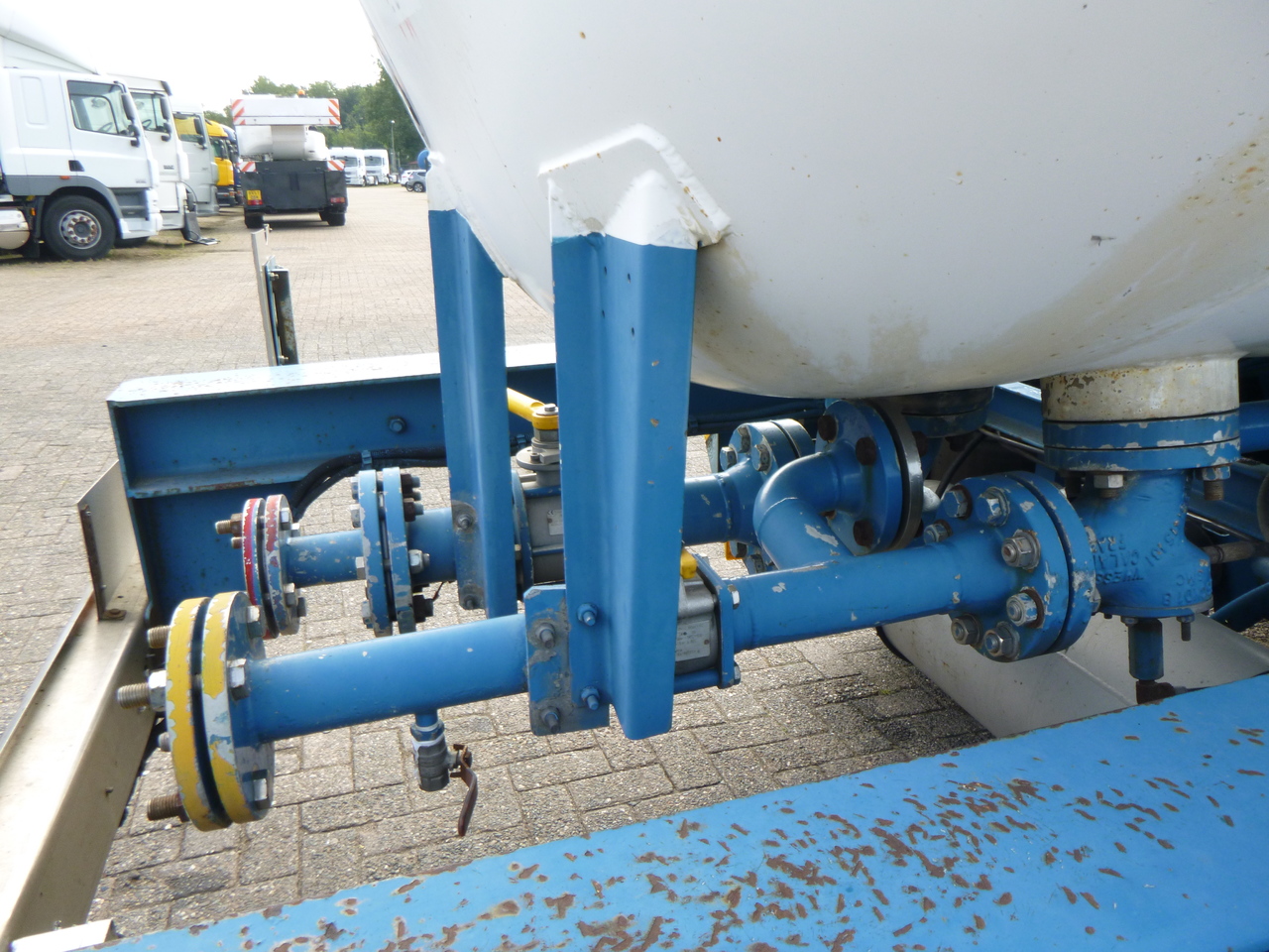 Sơ mi rơ moóc bồn để vận chuyển xăng Guhur Low-pressure gas tank steel 31.5 m3 / 10 bar (methyl chloride): hình 9