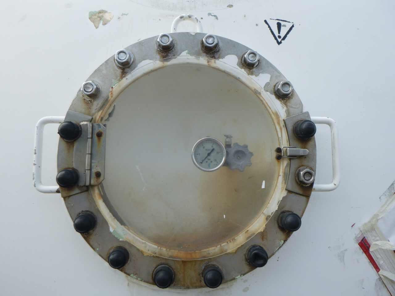 Sơ mi rơ moóc bồn để vận chuyển xăng Guhur Low-pressure gas tank steel 31.5 m3 / 10 bar (methyl chloride): hình 12