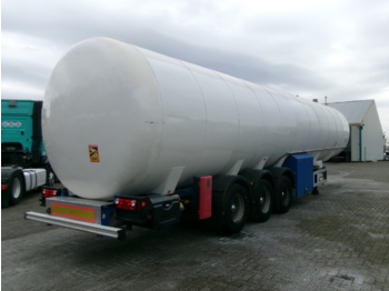 Sơ mi rơ moóc bồn để vận chuyển xăng Indox Low-pressure LNG gas tank inox 56.2 m3 / 1 comp: hình 4