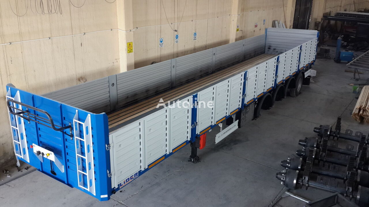 Sơ mi rơ moóc thùng lửng/ Phẳng mới LIDER 2023 Model NEW trailer Manufacturer Company READY: hình 12
