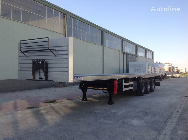 Sơ mi rơ moóc thùng lửng/ Phẳng mới LIDER 2023 Model NEW trailer Manufacturer Company READY: hình 5