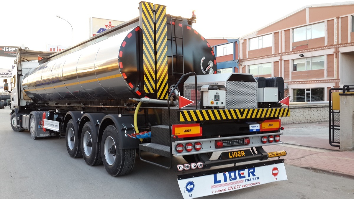 Sơ mi rơ moóc bồn để vận chuyển bitumen mới LIDER 2024 MODELS NEW LIDER TRAILER MANUFACTURER COMPANY: hình 3