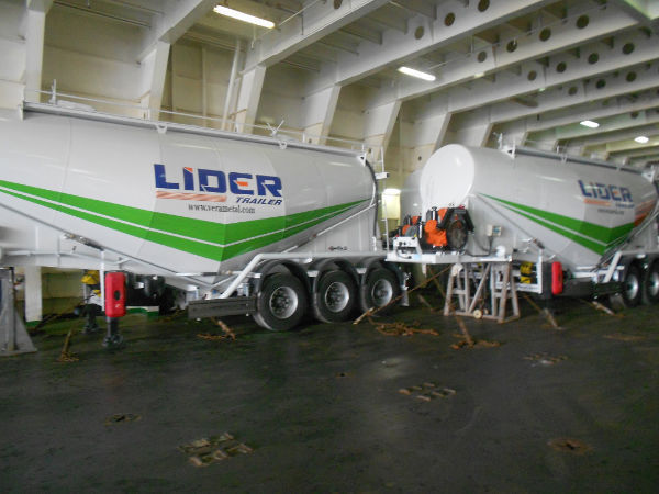 Sơ mi rơ moóc bồn để vận chuyển xi măng mới LIDER NEW ciment remorque 2024 YEAR (MANUFACTURER COMPANY): hình 8