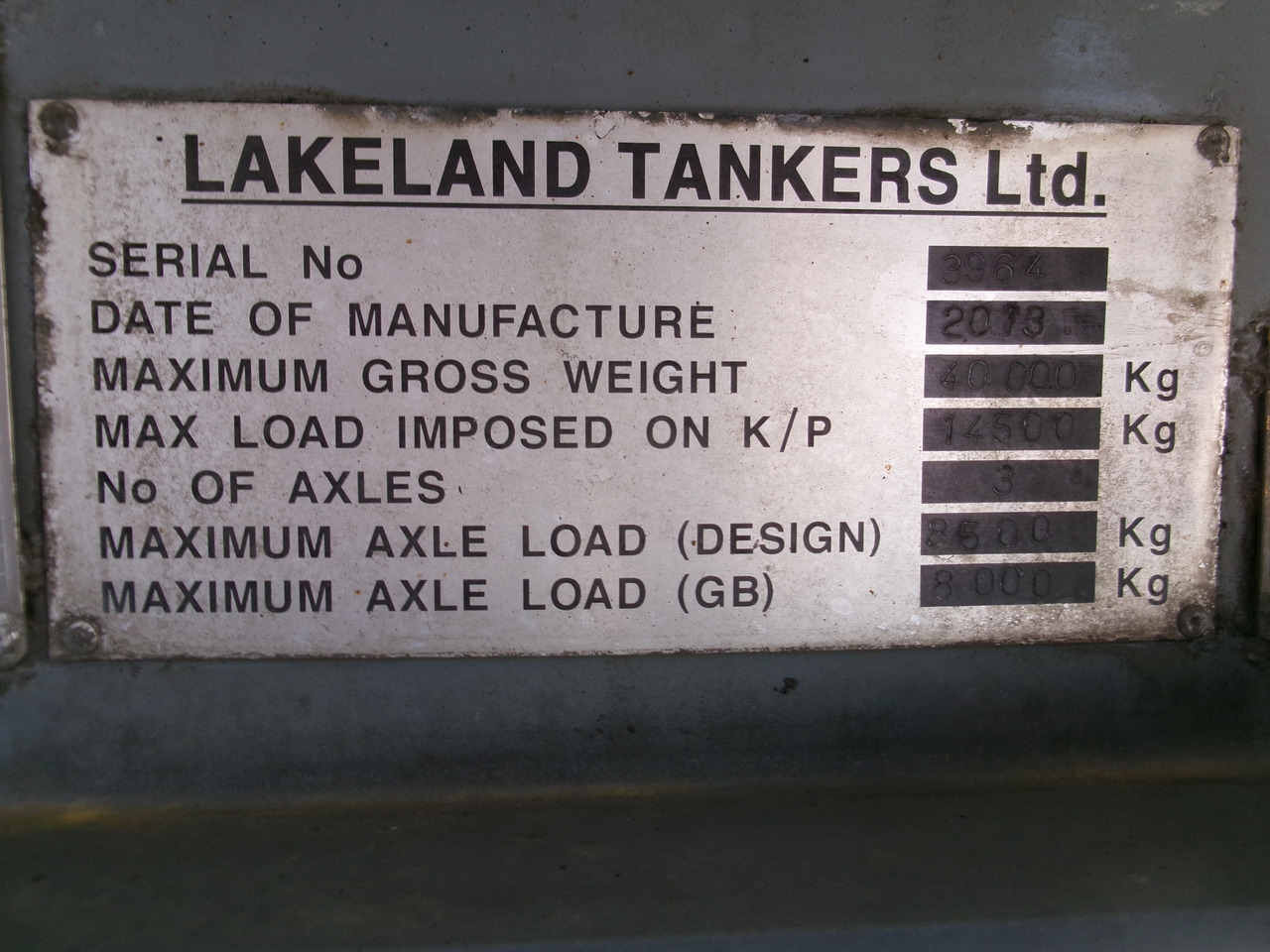Cho thuê Lakeland Tankers Fuel tank alu 42.8 m3 / 6 comp + pump Lakeland Tankers Fuel tank alu 42.8 m3 / 6 comp + pump: hình 32