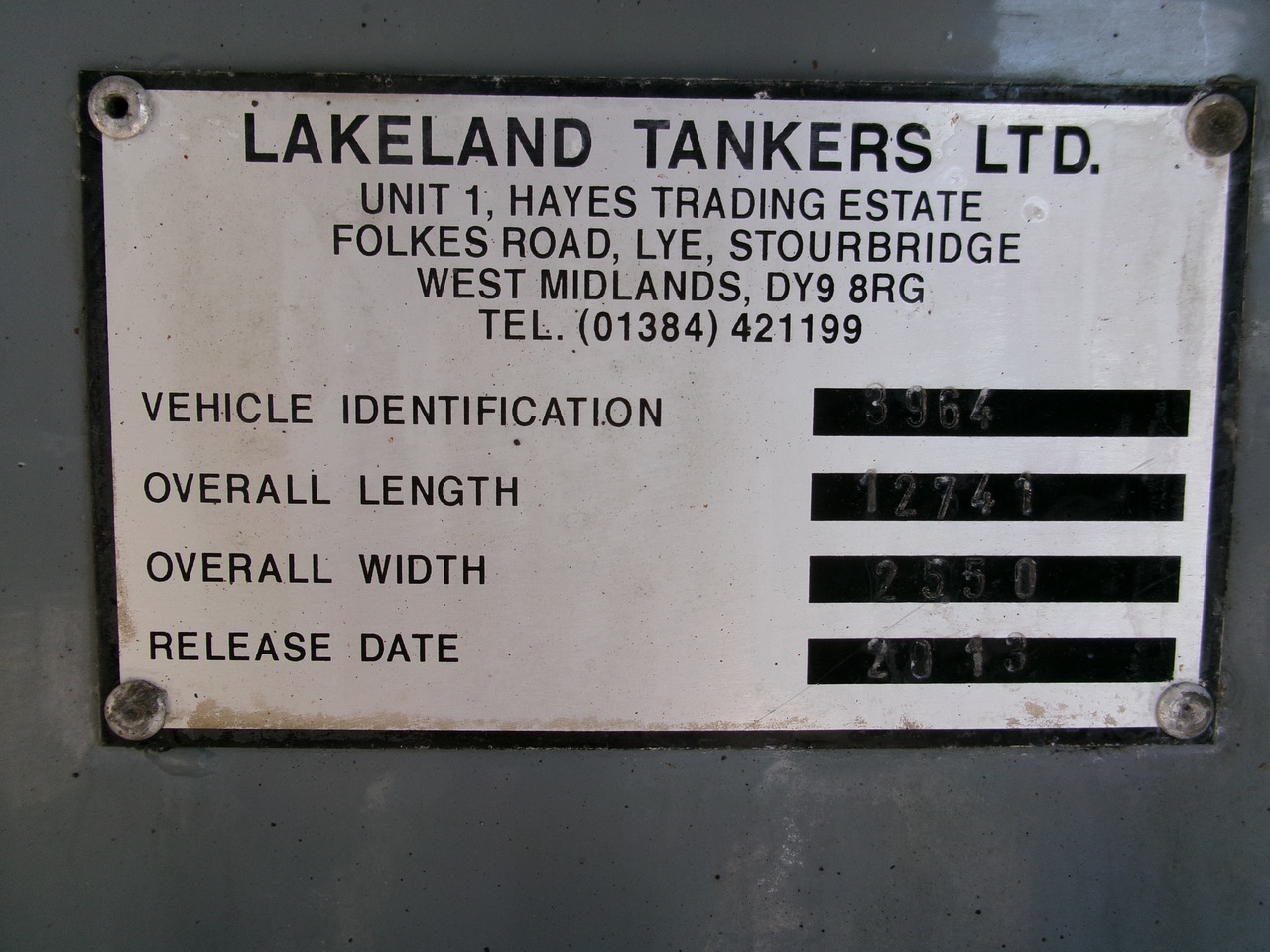 Cho thuê Lakeland Tankers Fuel tank alu 42.8 m3 / 6 comp + pump Lakeland Tankers Fuel tank alu 42.8 m3 / 6 comp + pump: hình 34