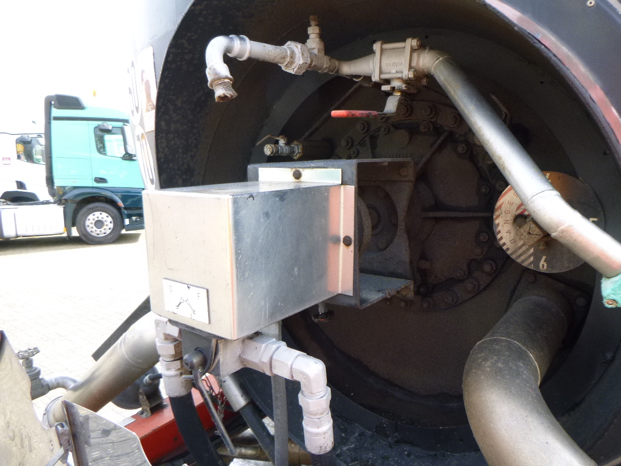 Sơ mi rơ moóc bồn để vận chuyển bitumen Magyar Bitumen tank inox 31 m3 / 1 comp ADR 10-04-2023: hình 11