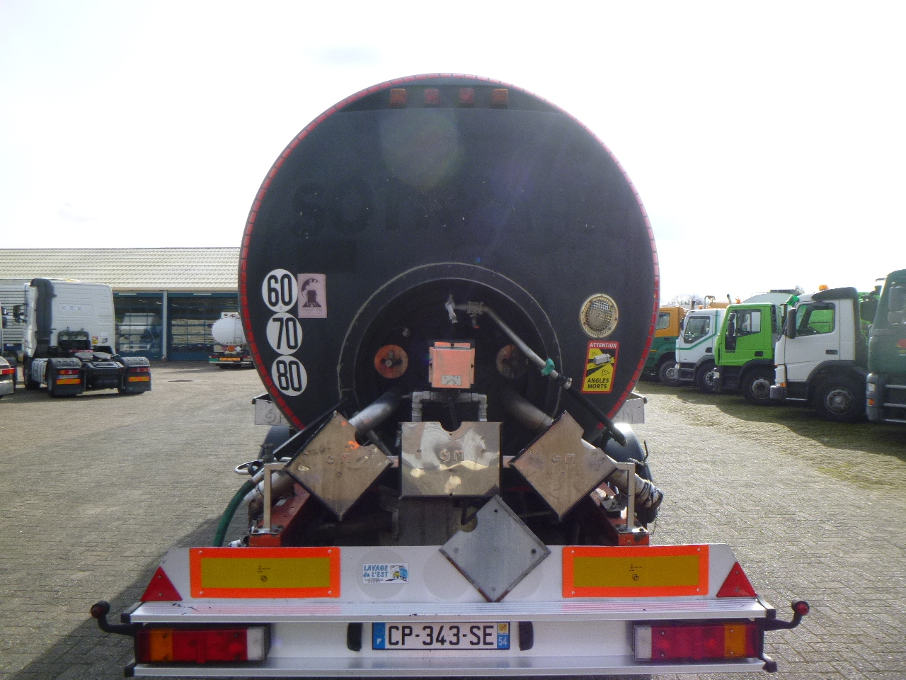 Sơ mi rơ moóc bồn để vận chuyển bitumen Magyar Bitumen tank inox 31 m3 / 1 comp ADR 10-04-2023: hình 6