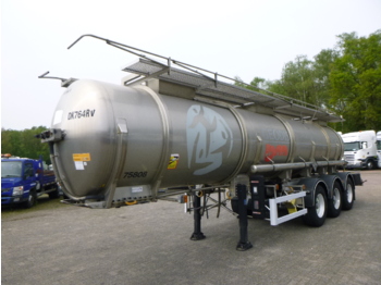 Sơ mi rơ moóc bồn để vận chuyển hóa chất Magyar Chemical ACID tank inox, 22.5 m3 / 1 comp: hình 1