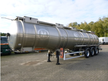 Sơ mi rơ moóc bồn để vận chuyển hóa chất Magyar Chemical tank inox 35 m3 / 1 comp: hình 1