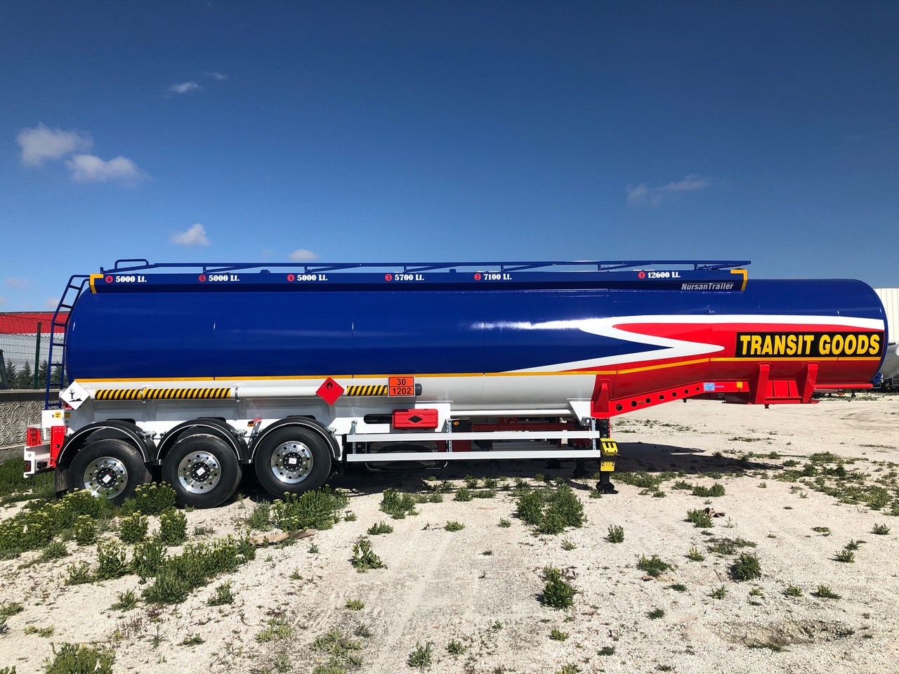 Sơ mi rơ moóc bồn để vận chuyển nhiên liệu mới NURSAN Steel Fuel Tanker: hình 14