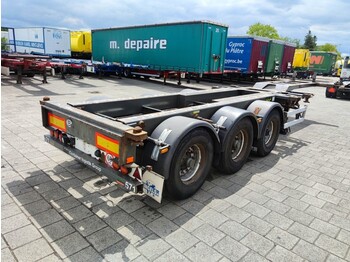 Xe chở container/ Sơ mi rơ moóc hoán đổi thân Renders EURO 800N 3-Assen BPW - lift-as - 5 stuks op voorraad - 09/2022 APK (O1023): hình 1