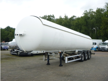 Sơ mi rơ moóc bồn để vận chuyển xăng Robine Gas tank steel 51.5 m3: hình 1