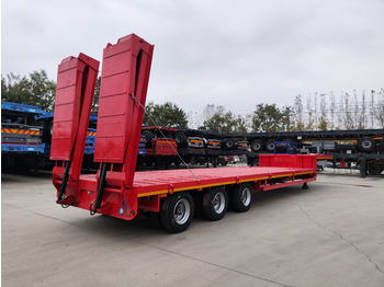 Sơ mi rơ moóc thùng thấp để vận chuyển máy móc nặng mới SUNSKY 3-Axle 30Ton lowbed semi-trailer: hình 2