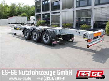 Xe chở container/ Sơ mi rơ moóc hoán đổi thân mới Schmitz Cargobull 3-Achs-Containerchassis: hình 1