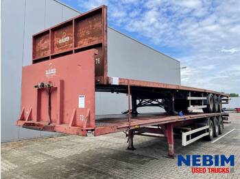 Sơ mi rơ moóc thùng lửng/ Phẳng Schmitz Cargobull SPR 27 - DRUM BRAKES - € 8.400,- Complete stack of 2 trailers: hình 1