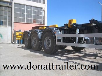 DONAT Container Chassis Semitrailer - Extendable - Xe chở container/ Sơ mi rơ moóc hoán đổi thân