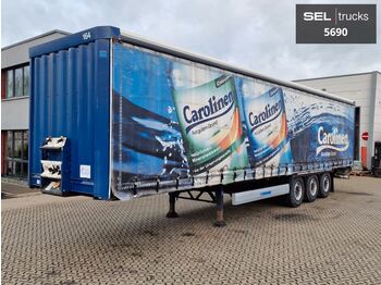 Sơ mi rơ moóc mui bạt Krone SD / Liftachse / Getränketrailer