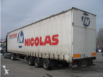 nc Dreiachs-Sattel-Curtainsider Mega - Sơ mi rơ moóc mui bạt