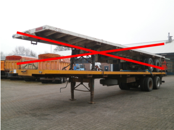 Traylona 2-axle platform trailer 50000 kg / extendable 22 m - Sơ mi rơ moóc thùng lửng/ Phẳng