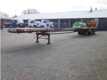 Traylona 3-axle extendable platform trailer 59000kg / 21.5m - Sơ mi rơ moóc thùng lửng/ Phẳng