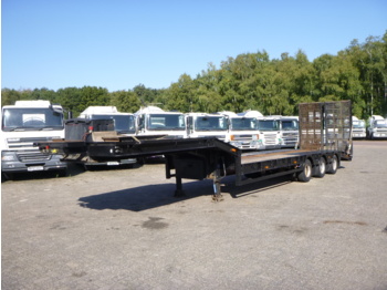 King 3-axle semi-lowbed trailer + ramps - Sơ mi rơ moóc thùng thấp