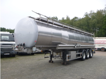 Dijkstra Chemical tank inox 37.5 m3 / 1 comp - Sơ mi rơ moóc bồn