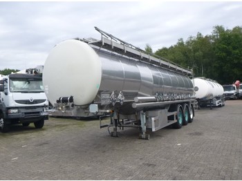 Dijkstra Chemical tank inox 37.5 m3 / 5 comp - Sơ mi rơ moóc bồn