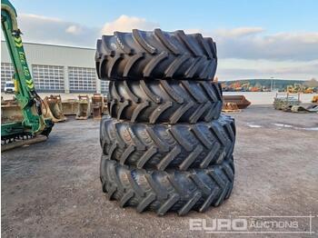  Set of Tyres and Rims to suit Valtra Tractor - Lốp