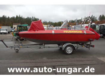 Xe tải cứu hỏa Buster Boot Fiskas RTB Alu Feuerwehrboot Mehrzweckboot Buster L Fiskars 50PS mit Anhänger: hình 4