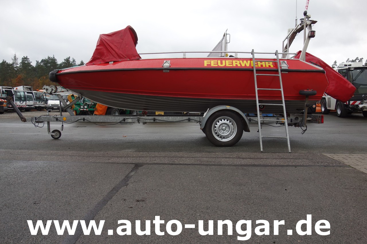 Xe tải cứu hỏa Buster Boot Fiskas RTB Alu Feuerwehrboot Mehrzweckboot Buster L Fiskars 50PS mit Anhänger: hình 19