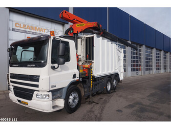 Xe tải chở rác DAF FAN 75 CF 250 Palfinger 23 ton/meter laadkraan: hình 1