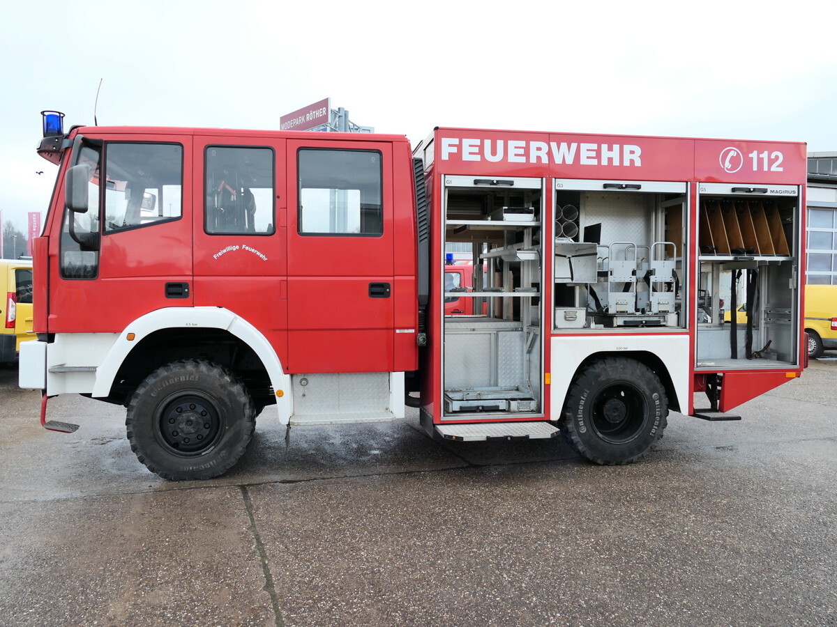 Xe tải cứu hỏa IVECO FF 95 E 18W LF 8/6 DoKa 4X4 SFZ FEUERWEHR Löschf: hình 12