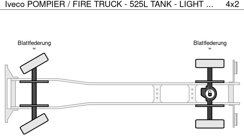 Xe tải cứu hỏa Iveco POMPIER / FIRE TRUCK - 525L TANK - LIGHT TOWER - GENERATOR: hình 14
