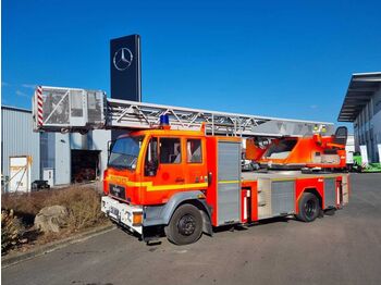 Xe tải cứu hỏa MAN 15.284LC Metz DLK 23-12 Feuerwehr Drehleiter 23m: hình 2