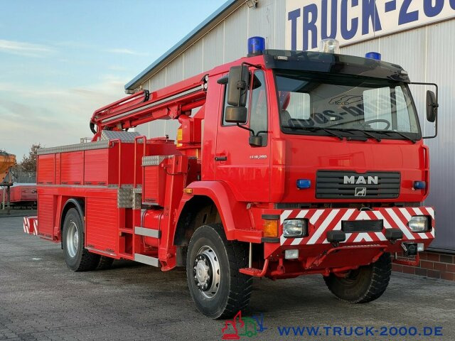 Xe tải cứu hỏa MAN 18.280 4x4 Feuerwehr 25m Höhe Rettungskorb: hình 8