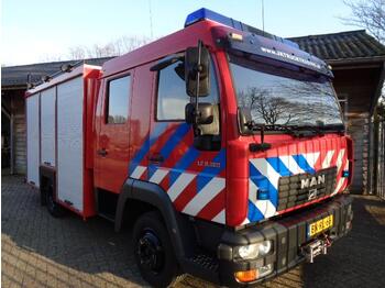 Xe tải cứu hỏa MAN L20 -180 PK Brandweer / Feuerwehr / Bomberos: hình 1