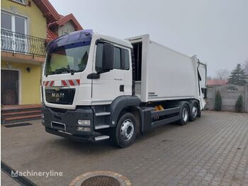 Xe tải chở rác MAN TGS 26.320 ŚMIECIARKA Faun Variopress + Zoeller: hình 1