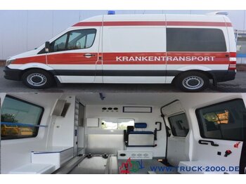 Xe cứu thương Mercedes-Benz 313 AMS Krankenwagen- (KTW) Rettungswagen Rampe + Rollstuhl: hình 1