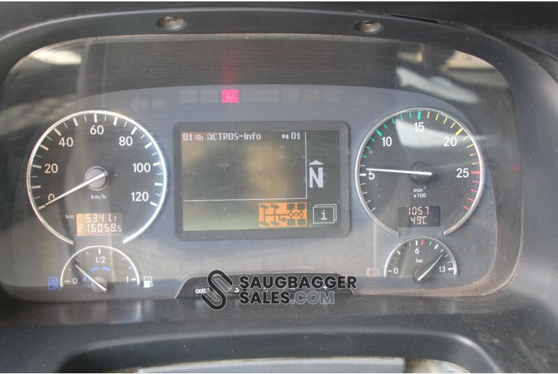 Xe tải chân không Mercedes-Benz Actros 4160 V8 RSP 3T 2014 Saugbagger: hình 13