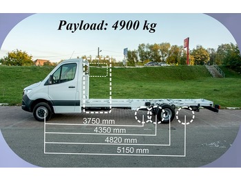 Xe tải chở rác mới Mercedes Sprinter Maxi 7440 kg, 4900 kg payload: hình 1