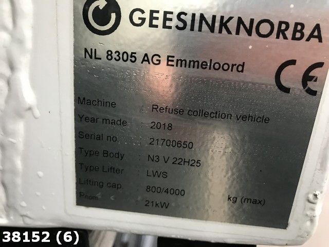 Xe tải chở rác Volvo FE 320 GeesinkNorba: hình 15