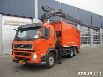 Xe tải chở rác Volvo FM 330 EEV Hiab 21 ton/meter laadkraan: hình 1